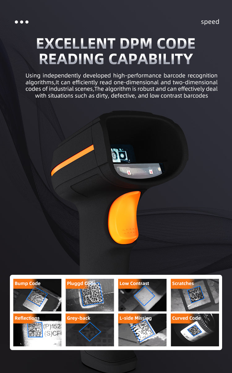 KUNST® IDH3013 Industrial Intelligent Wireless Barcode Scanner