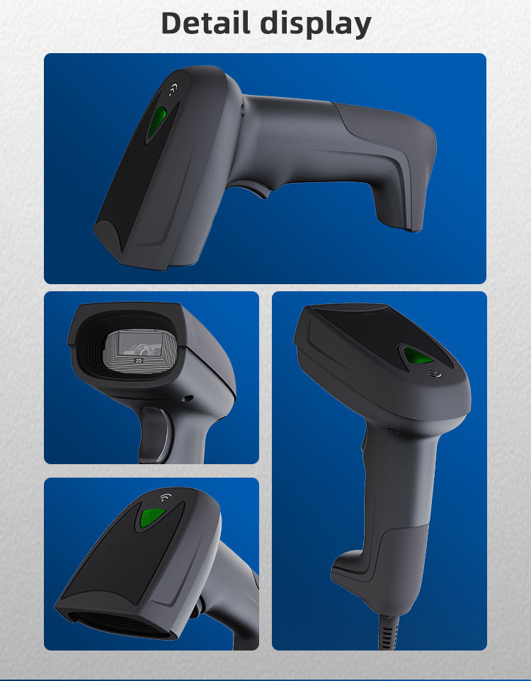 KUNST® GT-1800E 2D Wired Barcode Scanner