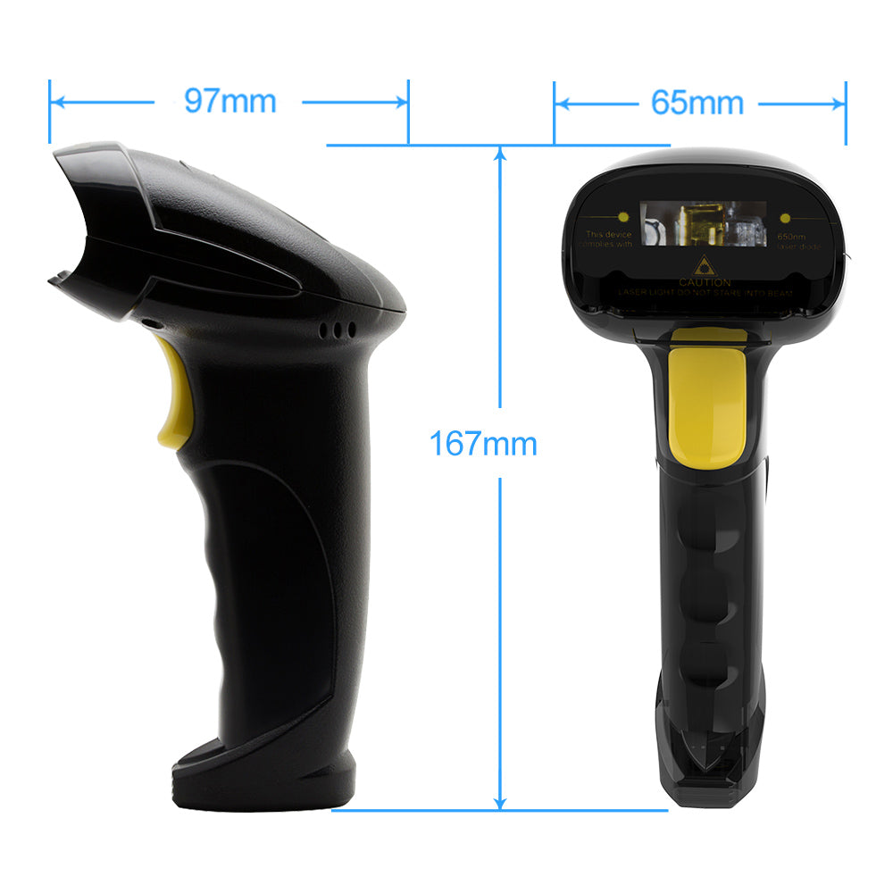 KUNST® X-9101 1D Laser Wired Barcode Scanner