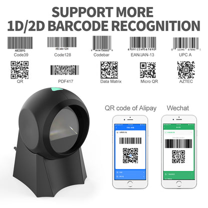 KUNST® GT-8800F Desktop 2D Image Barcode Scanner