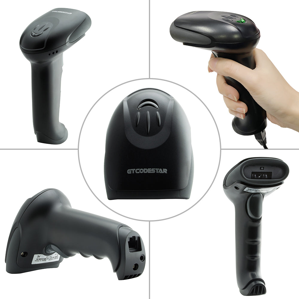 KUNST® X-9700 Wired 1D Image CCD Barcode Scanner