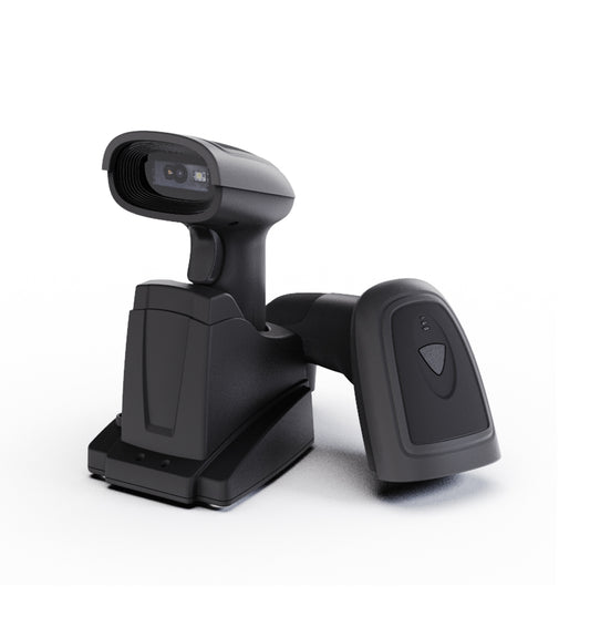 KUNST® GT-1902C+E Wireless 2.4G Bluetooth two-dimensional barcode scanner with charging bracket