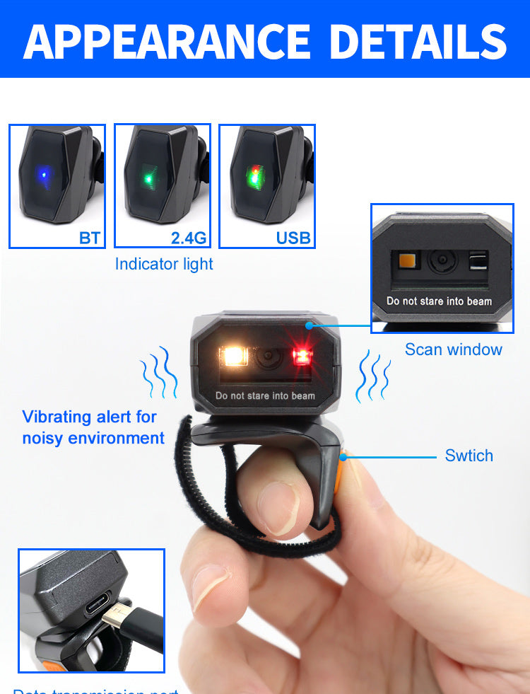 KUNST® GT-S101 Ring Finger Scanner